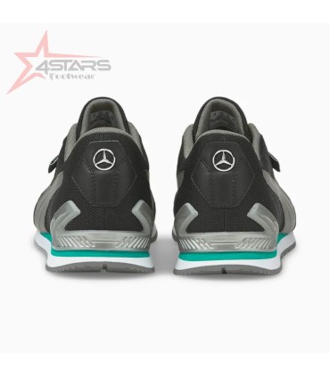 Mercedes F1 Track Racer Motorsport Sneakers - Black/Green