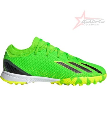 Adidas X Speedportal.3 TF Artificial Turf Soccer Shoe - Solar Green/Core Black/Solar Yellow