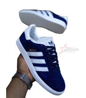 Adidas Gazelle Suede Trainers - Navy