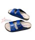 Slip On Guoluofei Cork Sandals - Navy