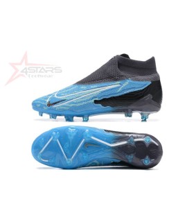 Nike Phantom GX DF Elite FG Firm Ground Soccer Cleats - Blue/White/Black