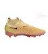 Nike Phantom GX Elite DF AG Artificial Grass Soccer Cleats - Yellow/Black/Pink