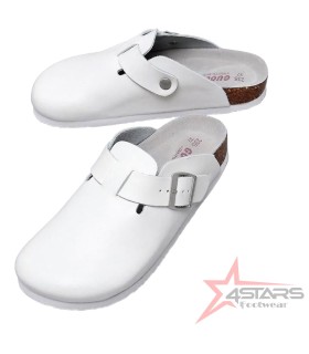 Guoluofei Slip On Clogs - White