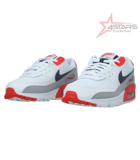 Nike Air Max 90 - White/Red/Grey
