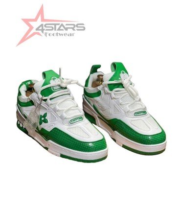 Louis Vuitton Sk8 Trainer Sneaker - Green and White