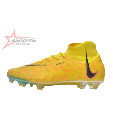 Nike Phantom Luna Elite FG Firm Ground Soccer Cleats - Yellow/Black/Pink