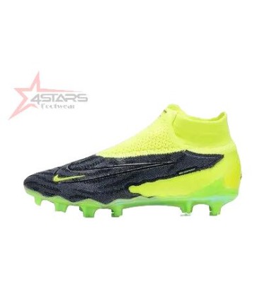 Nike Phantom GX Elite DF FG Firm Ground Soccer Cleats - Green/Black