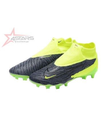 Nike Phantom GX Elite DF FG Firm Ground Soccer Cleats - Green/Black