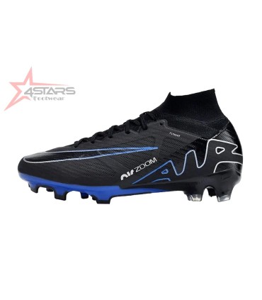 Nike Air Zoom Superfly 9 Elite SE FG Firm Ground Soccer Cleats - Black/Blue/White