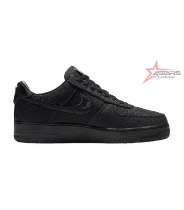 Stussy x Nike Air Force 1 Triple Black