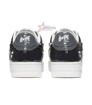 A Bathing Ape Bapesta Low 'Black Grey'