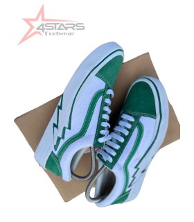 Vans Skate Bolt Shoes - White Green