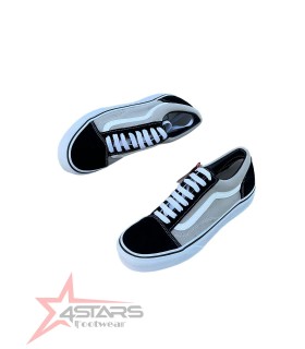 Vans Old Skool Skate Shoes - Black/White/Grey