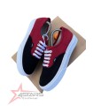Corduroy Vans - Maroon/Black