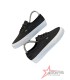 Plain Classic Vans  - Black White Sole