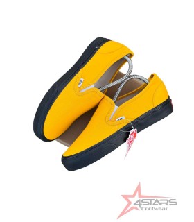 Vans Slip On - Mustard Yellow Black Sole