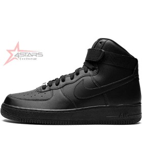Nike Air Force 1 High Tops - Triple Black