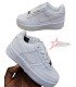 Kids Nike Air Force 1 Low - Triple White