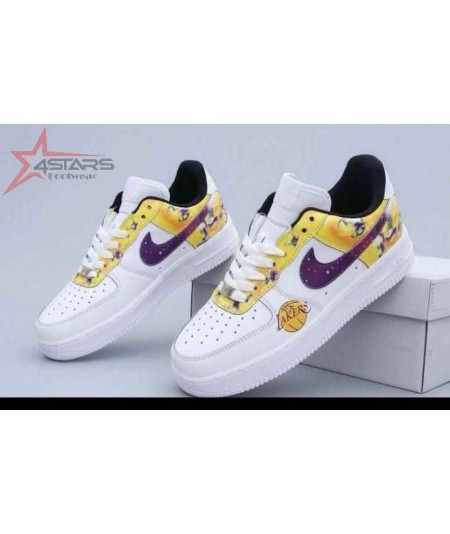 custom lakers af1