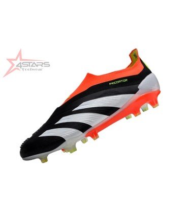 Adidas Predator Elite Laceless FG Core Black/White/Solar Red