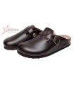 Guoluofei Slip On Clogs - Coffee