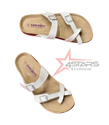 Guoluofei Open Sandals - White