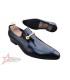 SM Slip On Official Leather Shoes - Black