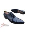 SM Genuine Leather Laced Formal Shoes - Black