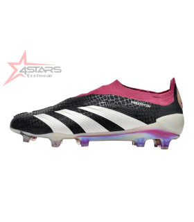 Adidas Predator Accuracy FG Soccer Cleats - Black/White/Pink