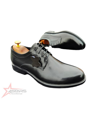 Official Men's Round Toe Genuine Leather Shoes