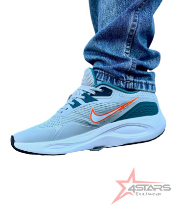 Nike Air Max Zoom Winflow V2 Running Shoes - Grey/Blue/Orange