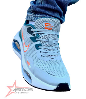 Nike Air Max Zoom Winflow V2 Running Shoes - Grey/Blue/Orange