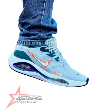 Nike Air Max Zoom Winflow V2 Running Shoes - Grey/Blue/Orange