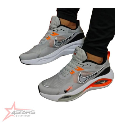 Nike Air Max Zoom Winflow V2 Grey Orange Running Shoes