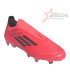 Adidas F50 Elite Laceless Firm Ground Boots - Turbo/Aurora black/Platinum Metallic