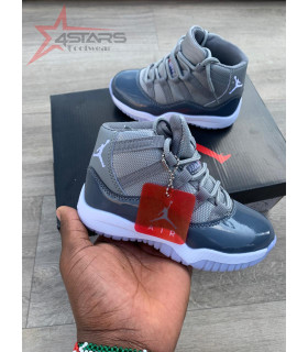 Kid's Air Jordan 11 Cool Grey