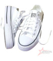 Converse All Star Low - White/Black Stripes