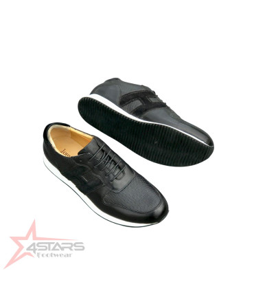 John Foster Genuine Leather Casuals Black