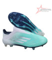 Adidas F50 Elite Laceless FG - Aqua/White