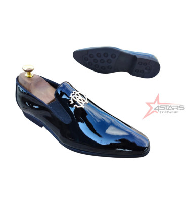 Sergio Mazzola Slip On Wet Look -Black