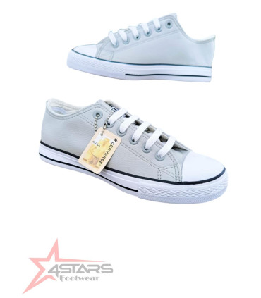 Converse All Star Low Leather - Grey