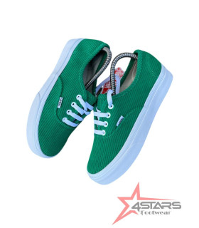Corduroy Vans - Green White