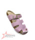 Closed Toe Slip On Ladies Sandals - Pink