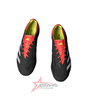 Adidas Predator 30 Elite Firm Ground Football Boots - Core Black/Cloud White/Solar Red