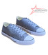 Converse Leather Unisex Low Top Shoe - Grey