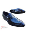 Slip On Genuine Leather SM Official Shoes - Black