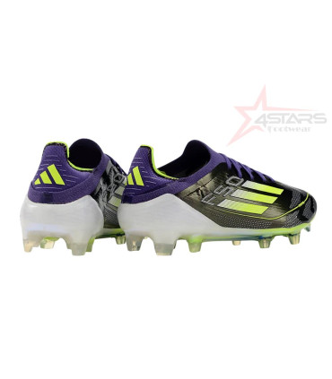 Adidas F50 Adizero FG Football Boots - Purple/Yellow/White