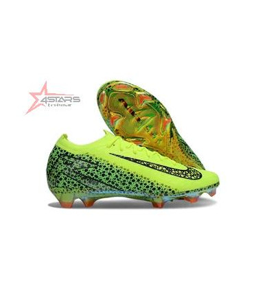 Nike Air Zoom Mercurial Vapor 16 Elite FG Football Boots - Green/Black/Orange