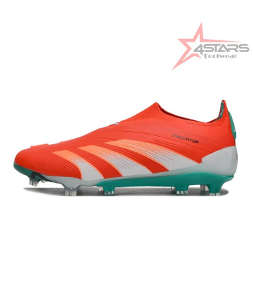 Adidas Predator Elite Accuracy FG Football Boot - Solar Red/Aqua Blue