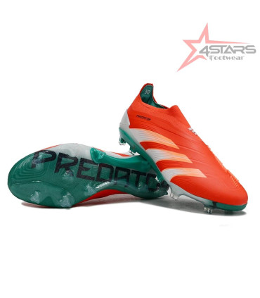 Adidas Predator Elite Accuracy FG Football Boot - Solar Red/Aqua Blue